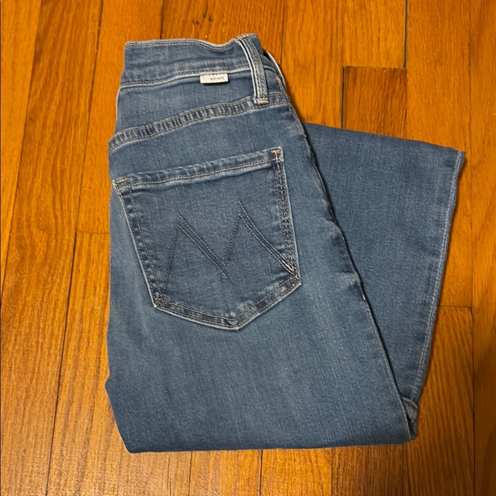 Mother Mid Rise Rider Ankle - Lhasa Love